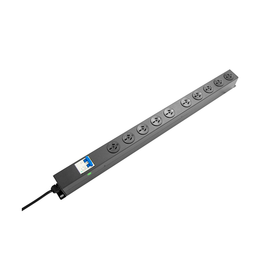 PowerShield Vertical PDU with 10A Aus Input plug, 10 x ANZ 10Amp outlets, provides reliable power distribution for vertical installations PowerShield Vertical PDU with 10A Aus Input plug, 10 x ANZ 10Amp outlets, provides reliable power distribution for vertical installations